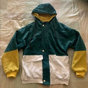Colorblock corduroy Jacket